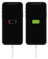 Screen charging phone