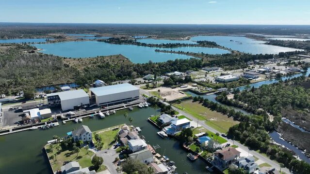 Hernando Beach Marina With Beautiful Homes Waterfront Property