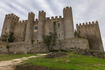 Fototapeta na wymiar Medieval castle of Óbidos, Portugal
