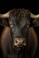 Naklejka premium Cow