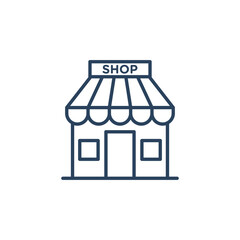 Shop Store Icon Vector Template