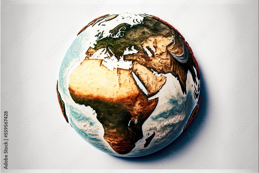 Poster a picture of a globe with a white background and a white background with a white border and a white 