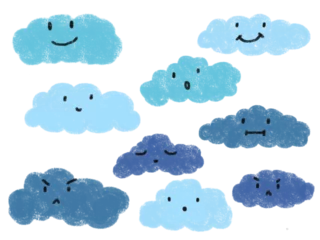 Dekokissen Clouds emotion  © Teerana