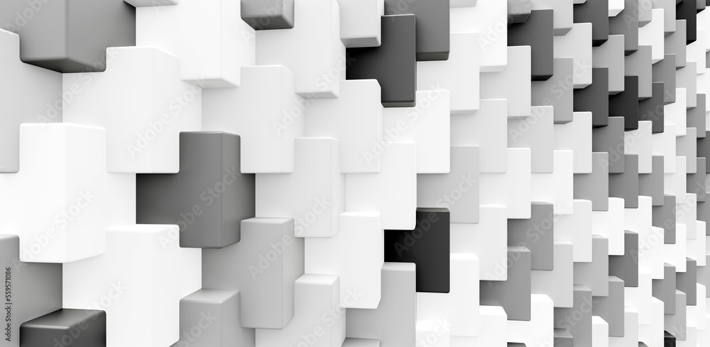 Poster abstract background with squares