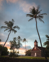 Fototapeta na wymiar Tropical Historic Church