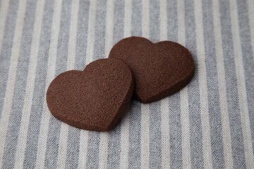 ハート型クッキー テーブル