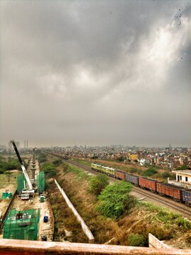 RRTS construction in Ghaziabad