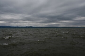 Stürmischer Bodensee