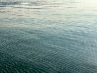 Detail of calm sea water texture with small ripples. rippled sea surface, Water Background