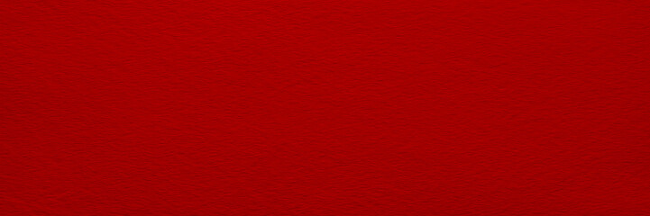 abstract dark red wide panorama background on texture canvas or paper as blank, template, page or web banner