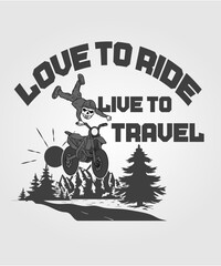 travel with a motorcycle ride