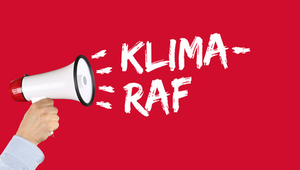 Klima-RAF als abwertender Ausdruck für Klimaaktivisten als Unwort des Jahres aus Megafon