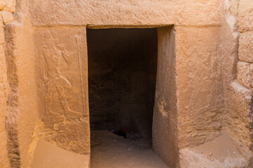 Underground tomb at Giza pyramids, Egypt