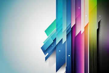 Geometric colorful abstract background wallpaper with space for text