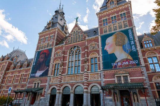 Rijksmuseum or the Dutch National Museum in Amsterdam, NL