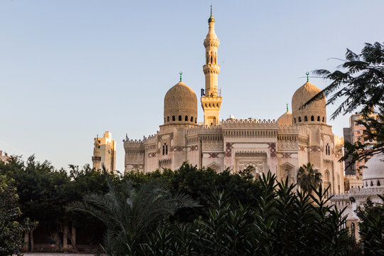 Abu al-Abbas al-Mursi Mosque in Alexandria, Egypt