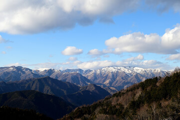 Obraz premium 栃木県 日光の山並み
