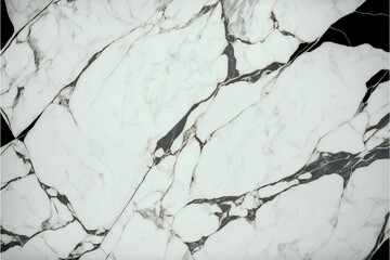 Fototapeta premium Calacatta marble with black veins texture background