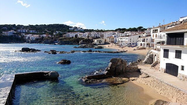 Calella de Palagrufell, province de Gerone, Catalogne, Espagne.
