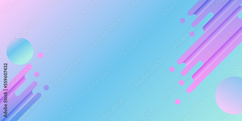 Aufkleber abstract background with bright graphics for app interface, album cover. lilac and blue flowing shap