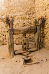 Old olive oil press in Al Qasr village in Dakhla oasis, Egypt