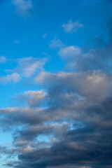 Dark storm clouds background. Dramatic dark cloudy sky over the sea, natural background photo	