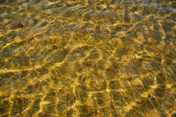 Background of small waves in warm tones