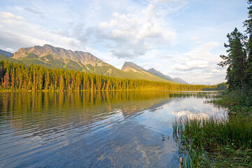 Evening Sun on an Alpine Lake