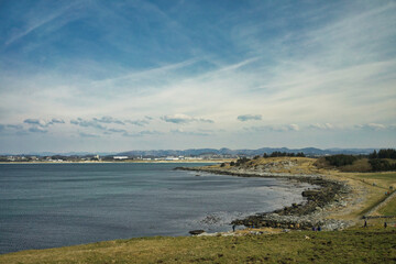 view of the Rægestrand, Sola, Norway