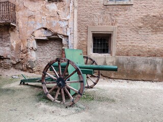 old cannon in the fortress