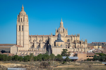 Fototapeta na wymiar Catedral de Segovia (Castilla y León, España)
