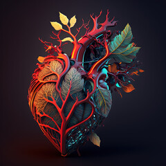 Anatomical Heart  - obrazy, fototapety, plakaty