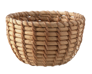 Wicker basket. PNG file.