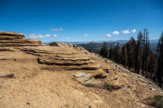 Summit of Big Baldy Overlook in Kings Canyon National Park