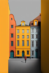 minimaliste façade colors