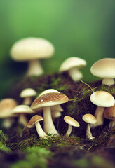 Macro Mushrooms, AI