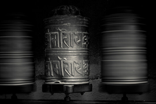 A Buddhist temple in Kathmandu, Nepal