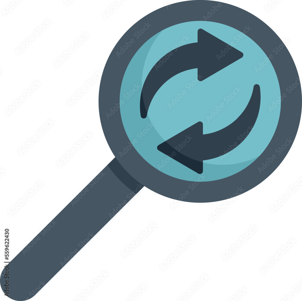 Poster redesign icon flat vector. web ui. creative studio isolated