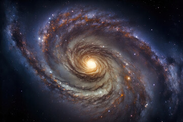 the grainy, long exposure snapshot of the Milky Way's center. Generative AI