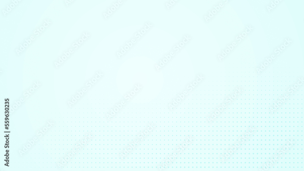 Poster dots halftone white blue and green color pattern gradient texture background.