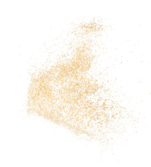 White Sesame seeds flying explosion, White grain wave floating. Abstract cloud fly splash in air....