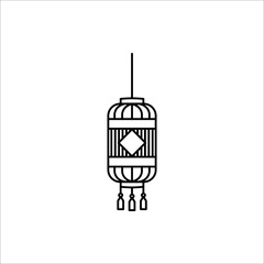 Chinese Latern Vector Graphic Icon for Chinese New Year.