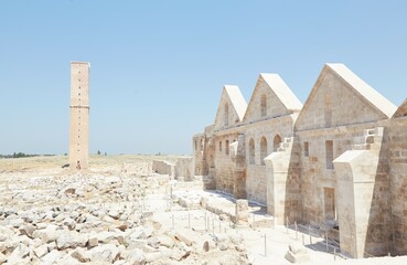 The Ancient Citadel Mound of Harran in Southeast Turkey