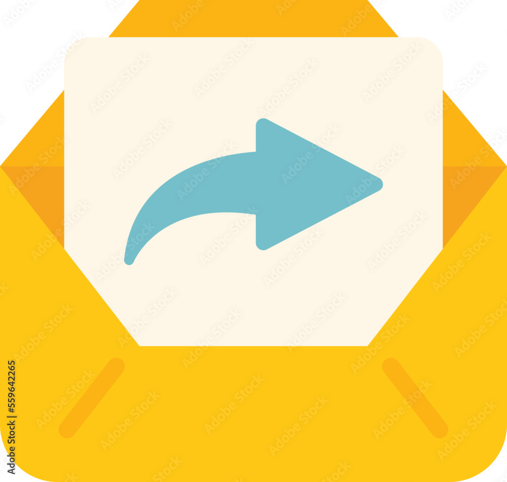 Poster mail report icon flat vector. analysis chart. document data isolated