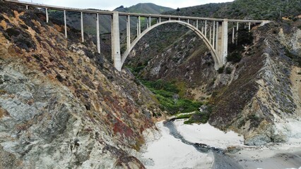old bridge in the mountains
