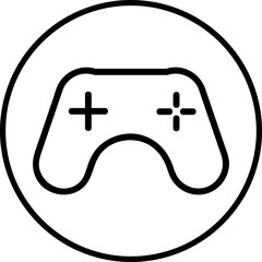 geme icon line illustration on white background..eps