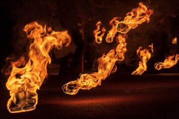 須賀川、松明あかし