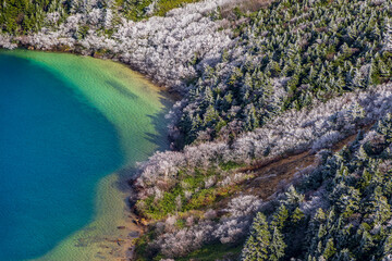 初冬の一切経山 魔女の瞳