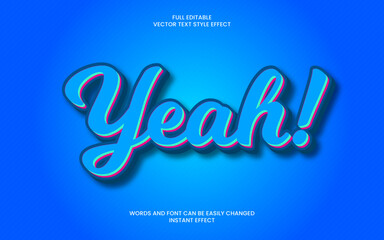 Yeah Text Effect