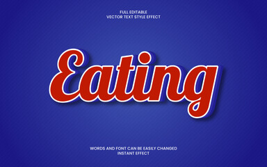 Eating Text Effect